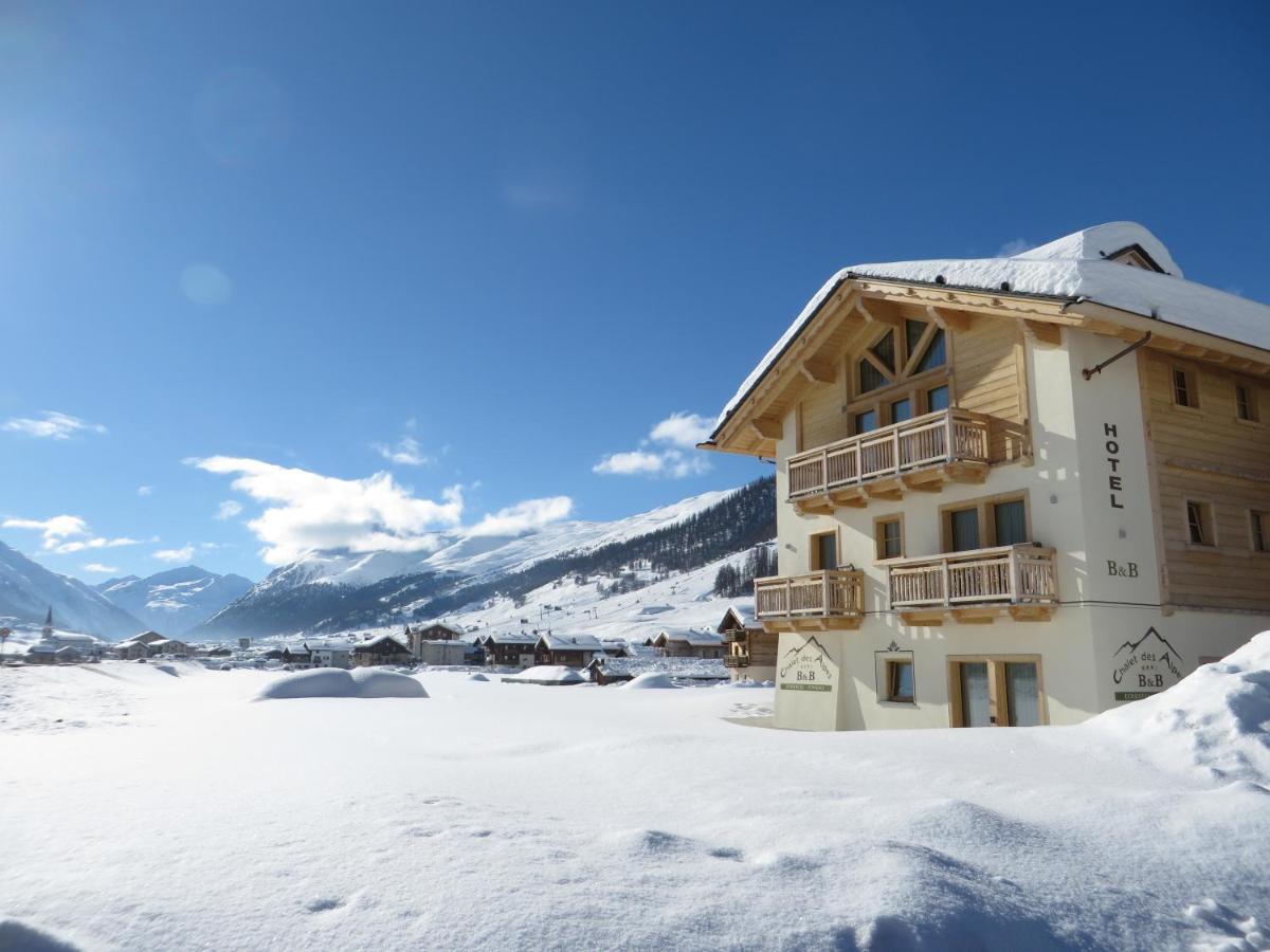 B&B Ecohotel Chalet Des Alpes Livigno Exterior photo